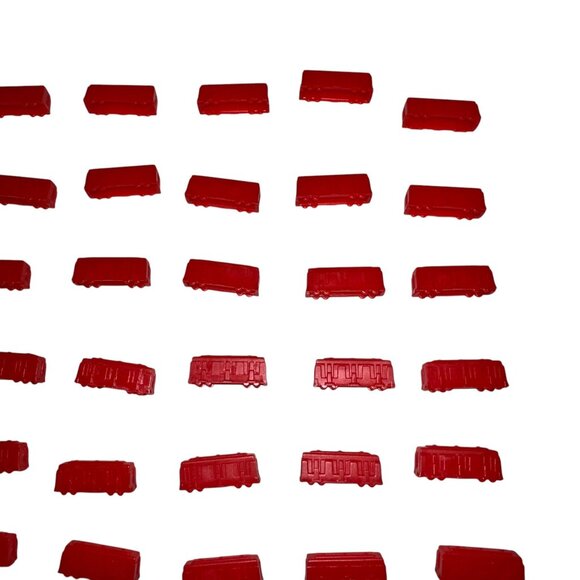 Days of Wonder Ticket to Ride Set of 48 Red Train Cars Replacement Parts - Picture 3 of 5